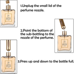 Portable Mini Refillable Perfume Atomizer Bottle Atomizer Travel Size Spray Bottles Accessories 5 Sets of 5Ml/0.2Oz