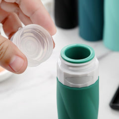 Travel Bottles for Toiletries, 3Oz Tsa Approved Travel Size Containers BPA Free Leak Proof Travel Tubes Refillable Liquid Travel Accessories with Clear Toiletry Bag (4 Pack)