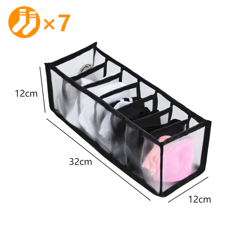 Clothes Organizer Trousers Clothes Jeans Storage Box Wardrobe Clothes Organizer Underwear Bra Socks Artifact Compartment Box