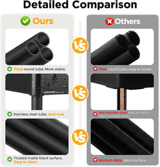 2 Pack Pull Out under Sink Organizer 2 Tier Multi Purpose for Bathroom Kitchen Sink Storage Organizer with Hook & Hanging Cup Matte Black Sliding Cabinet Organizer