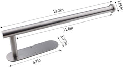 Paper Towel Holders for Kitchen,Paper Towels Bulk- Self-Adhesive under Cabinet,Both Available in Adhesive and Screws,Stainless Steel